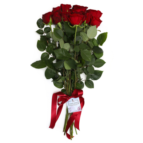 Ծաղկեփունջ «Flowers Armenia» վարդ, կարմիր 11հատ