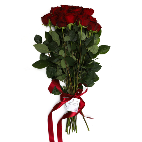Ծաղկեփունջ «Flowers Armenia» վարդ, կարմիր 15հատ