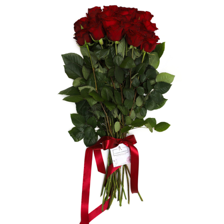 Ծաղկեփունջ «Flowers Armenia» վարդ, կարմիր 19հատ
