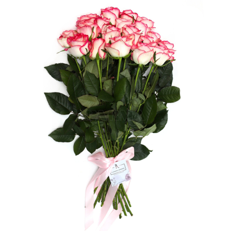 Ծաղկեփունջ «Flowers Armenia» վարդ, վարդագույն 19հատ