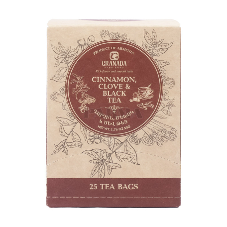 Чай "Granada Cinnamon Clove" черный 50г