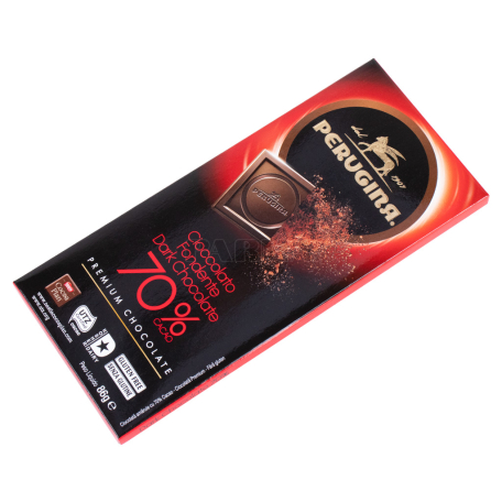 Шоколадная плитка `Perugina` темная 70%, 86г
