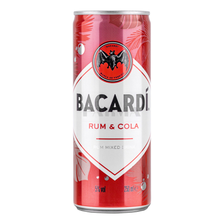 Ռոմ + Կոլա «Bacardi» 250մլ