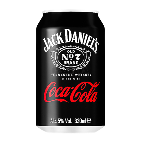 Կոկտեյլ «Jack Daniel`s+Cola» 330մլ