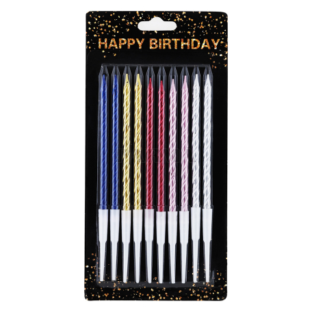 Մոմ «Happy Birthady» 10հատ