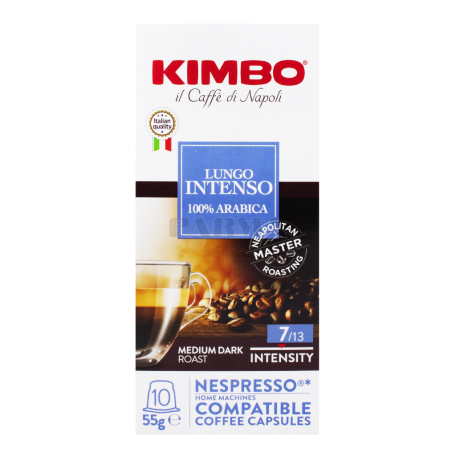 Coffee-capsules «Kimbo Lungo» 55g