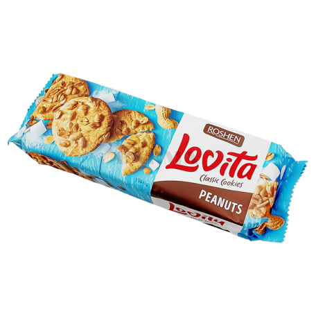 Cookies "Roshen Lovita" peanut 150g