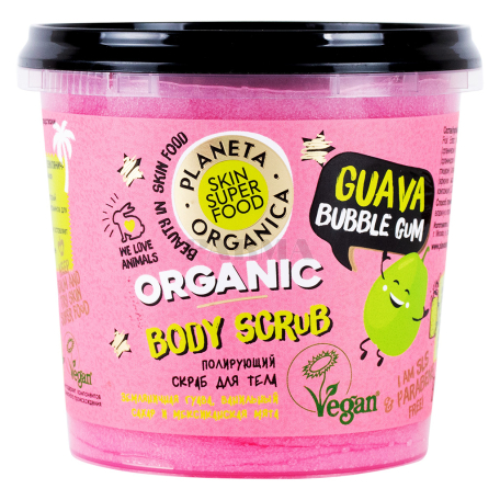 Սկրաբ մարմնի «Planeta Organica Guava Bubble Gum» 485գ