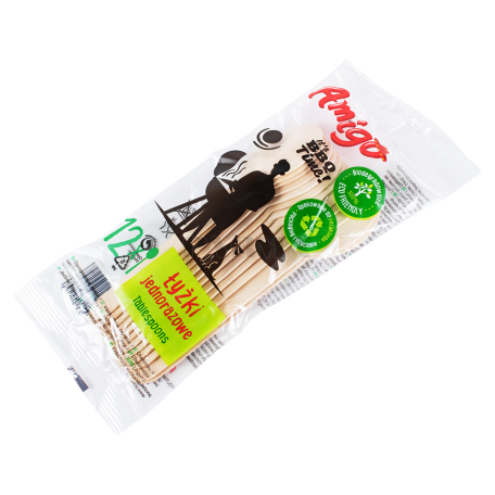 Մեկանգամյա օգտագործման գդալներ «Amigo» 12հատ