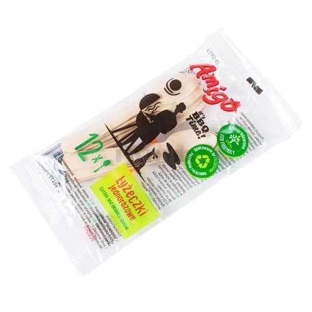 Մեկանգամյա օգտագործման գդալներ «Amigo» փոքր 12հատ