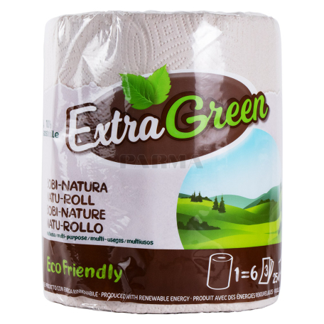 Бумажное полотенце `ExtraGreen Eco Friendly` 1 штук