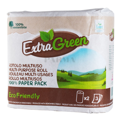 Թղթե սրբիչ «ExtraGreen Eco Friendly» 2 հատ