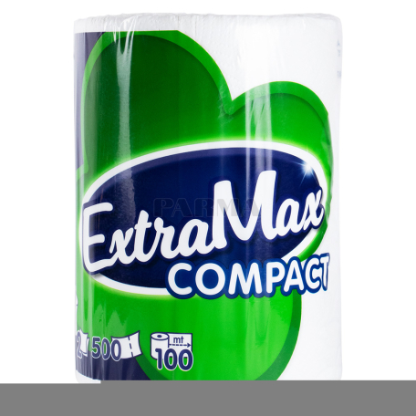 Թղթե սրբիչ «ExtraMax Compact» երկշերտ 1հատ