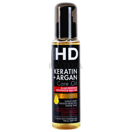 Յուղ մազերի «HD Keratin+ Argan» 100մլ