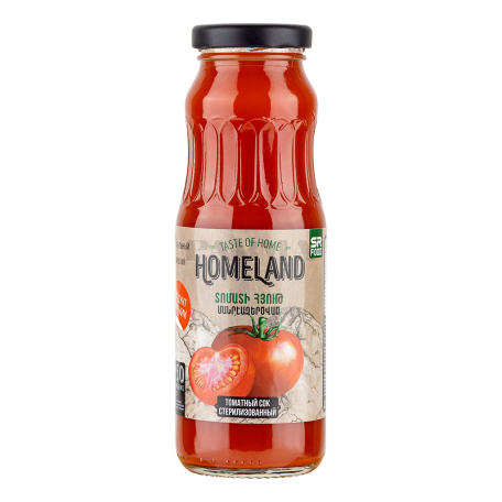 Сок натуральный `Homeland` томат 250мл