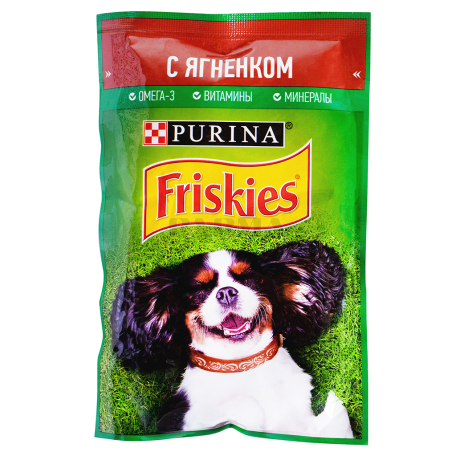 Շան կեր «Friskies» գառան մսով 85գ