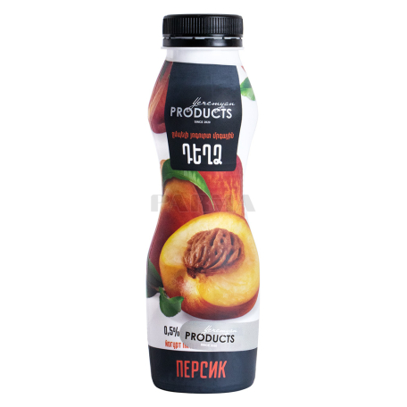 Йогурт питьевой `Yeremyan Products` персик 0․5% 330мл