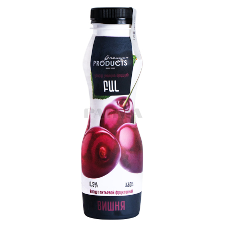 Йогурт питьевой `Yeremyan Products` вишня 0․5% 330мл