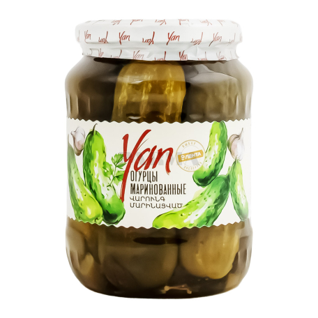 Մարինացված վարունգ «Yan» 700գ