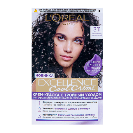 Մազի ներկ «Loreal Excellence N3.11»