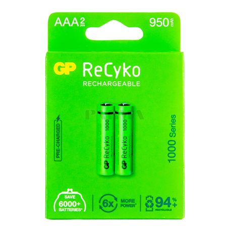 Заряжающий аккумулятор `GP Rechargeable` AAA 1.2v