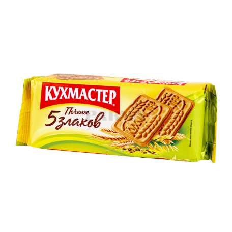 Թխվածքաբլիթ «Кухмастер» 5 հացահատիկ 170գ