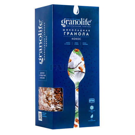 Գրանոլա «Granolife» շոկոլադ, կոկոս 400գ