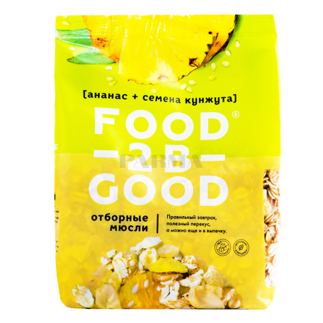 Мюсли `Food-2B-Good` ананас, кунжут 300г