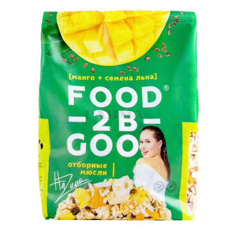 Մյուսլի «Food-2B-Good» մանգո, կտավատ 300գ