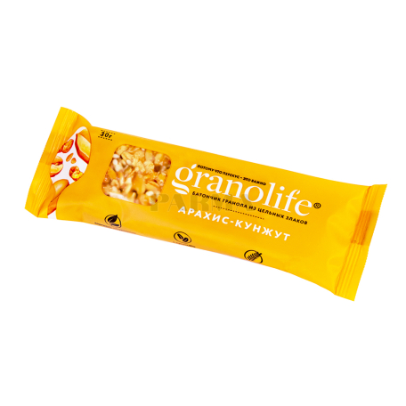 Батончик-гранола `Granolife` арахис, кунжут 30г