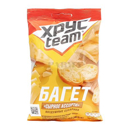 Crispbread "Khrust Team" cheese 60g