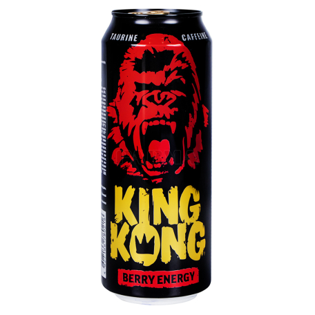 Энергетический напиток `King Kong Berry Energy` 500мл