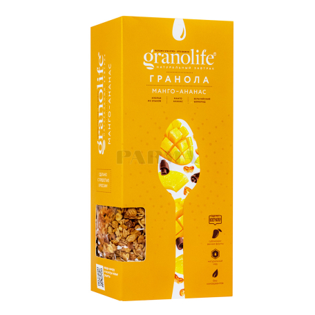 Гранола `Granolife` манго, ананас 400г