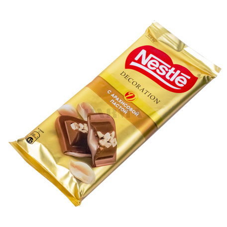 Շոկոլադե սալիկ «Nestle Decoration» գետնանուշի մածուկ 85գ