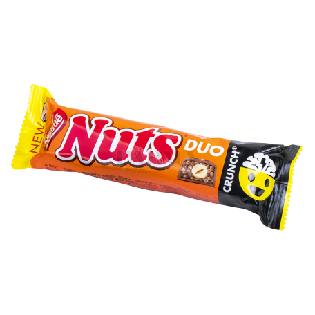 Շոկոլադե բատոն «Nestle Nuts» պնդուկով, գետնանուշով 60գ
