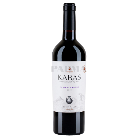 Вино `Karas Cabernet Franc` красное, сухое 750мл