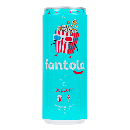 Զովացուցիչ ըմպելիք «Fantola Popcorn» 330մլ