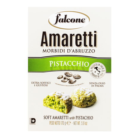 Թխվածքաբլիթ «Falcone Amaretti D`abruzzo Pistachio» 170գ