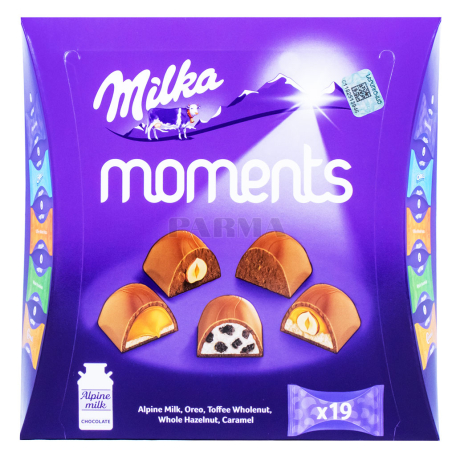 Շոկոլադե կոնֆետներ «Milka Moments» 169գ