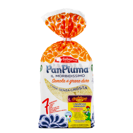 Хлеб `Artebianca Pan Piuma Semola di Grano Duro` 400г