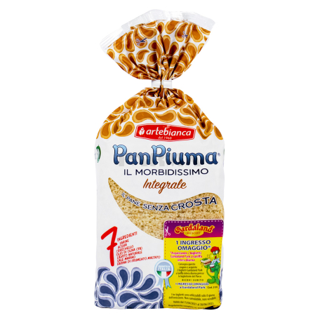 Хлеб `Artebianca Pan Piuma Integrale` 400г