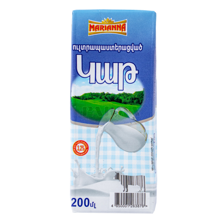 Կաթ «Մարիաննա» 3.2% 200մլ