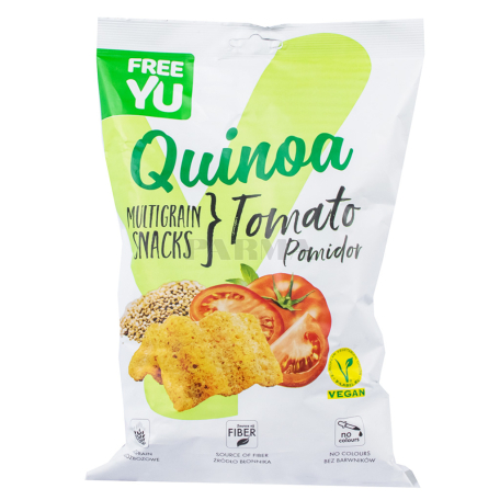Չիպս հացահատիկային «Free Yu Quinoa & Tomato» 70գ