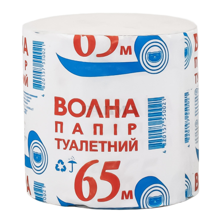Toilet paper "Volna" 1pcs