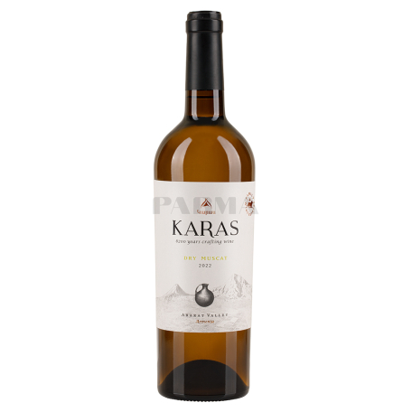 Գինի «Karas Muscat» սպիտակ, չոր 750մլ