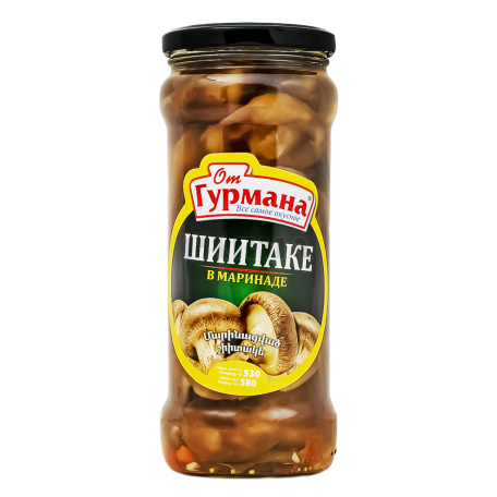 Pickled mushroom "Ot Gurmana" shiitake 530g