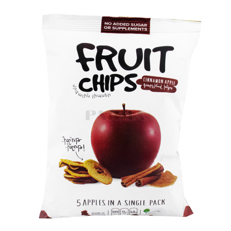 Чипс `Fruit Chips` красное яблоко, корица 40г