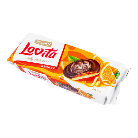 Թխվածքաբլիթ «Roshen Lovita Orange» 135գ