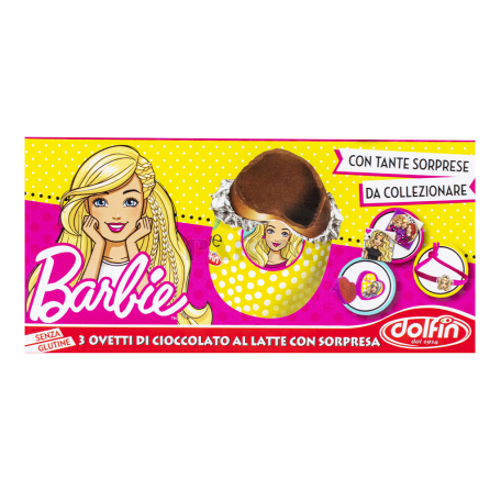 Շոկոլադե կոնֆետ «Dolfin Barbie» ձվիկ 60գ