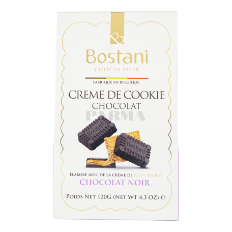 Շոկոլադե կոնֆետներ «Bostani Noir» մուգ, թխվածքաբլիթի կրեմ 120գ